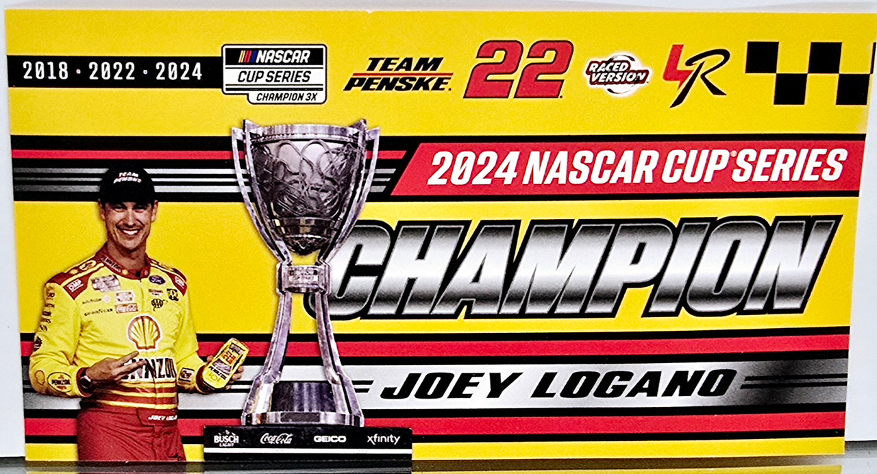 JOEY LOGANO 2024 CUP 3X CHAMPION 1/24 ARC DIECAST