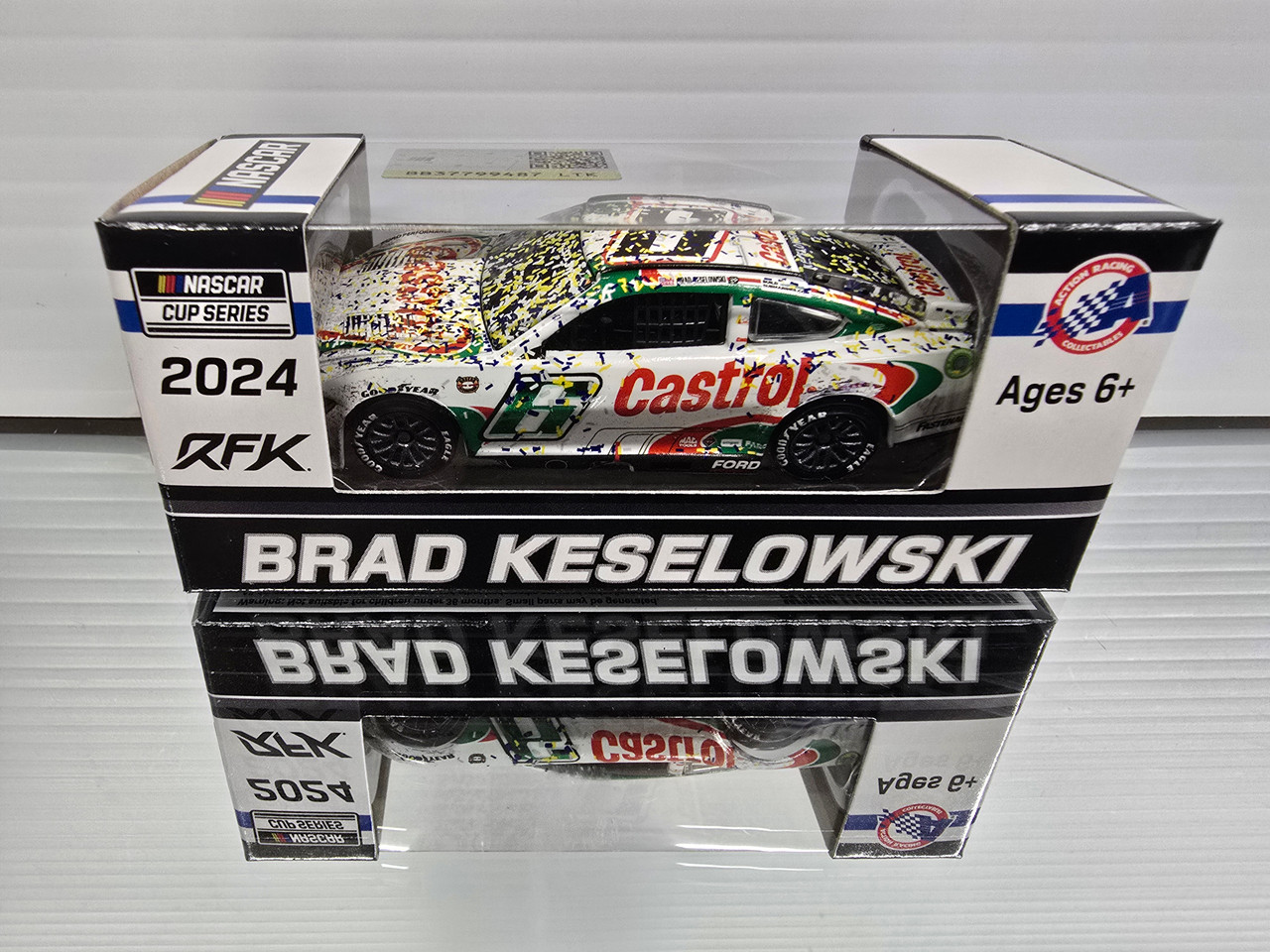 BRAD KESELOWSKI 2024 DARLINGTON WIN RACED VERSION RETRO CASTROL