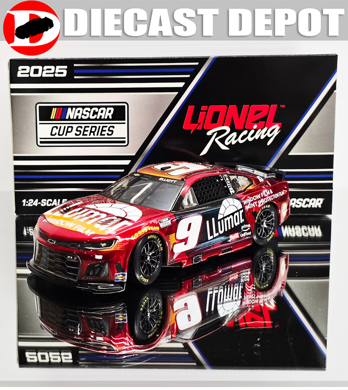 チィ邦‼️2025年 カメルーン 偉大なるシリーズ CHASE ELLIOTT 2025 LLUMAR COLOR CHROME 1/24 ARC DIECAST
