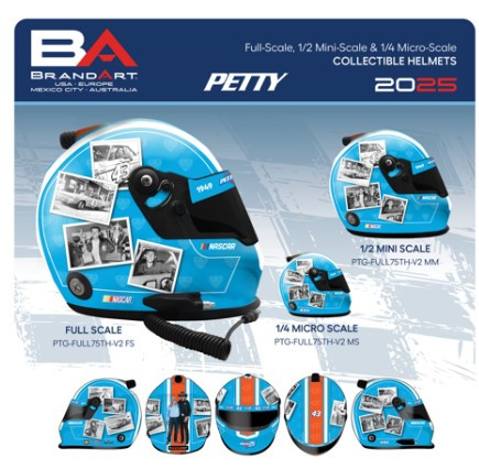 WILLIAM BYRON 2025 RAPTOR 1/2 SCALE MINI REPLICA HELMET (ADVANCED