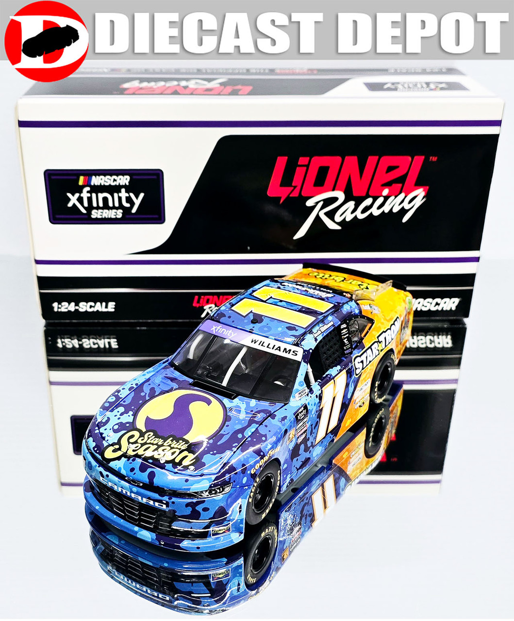 JOSH WILLIAMS 2024 STARTRON 1/24 ACTION DIECAST