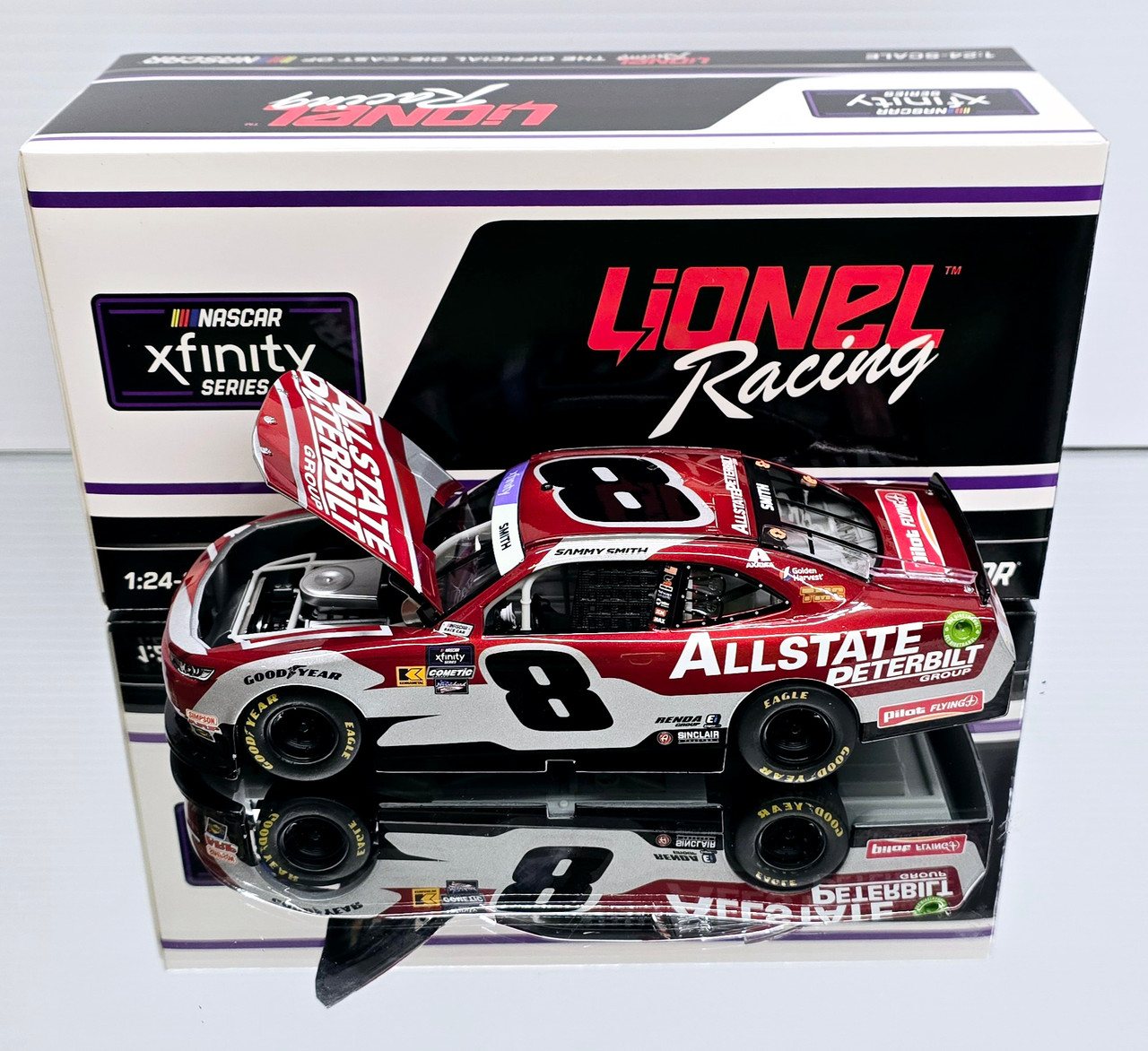 AUTOGRAPHED SAMMY SMITH 2024 ALLSTATE PETERBILT GROUP 1/24 ARC