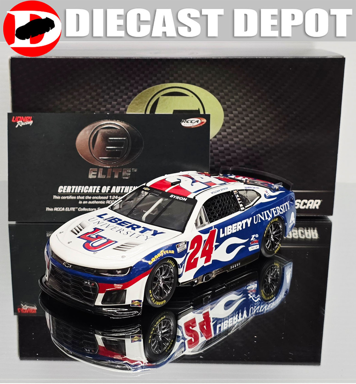 WILLIAM BYRON 2025 LIBERTY UNIVERSITY 1/24 ELITE DIECAST