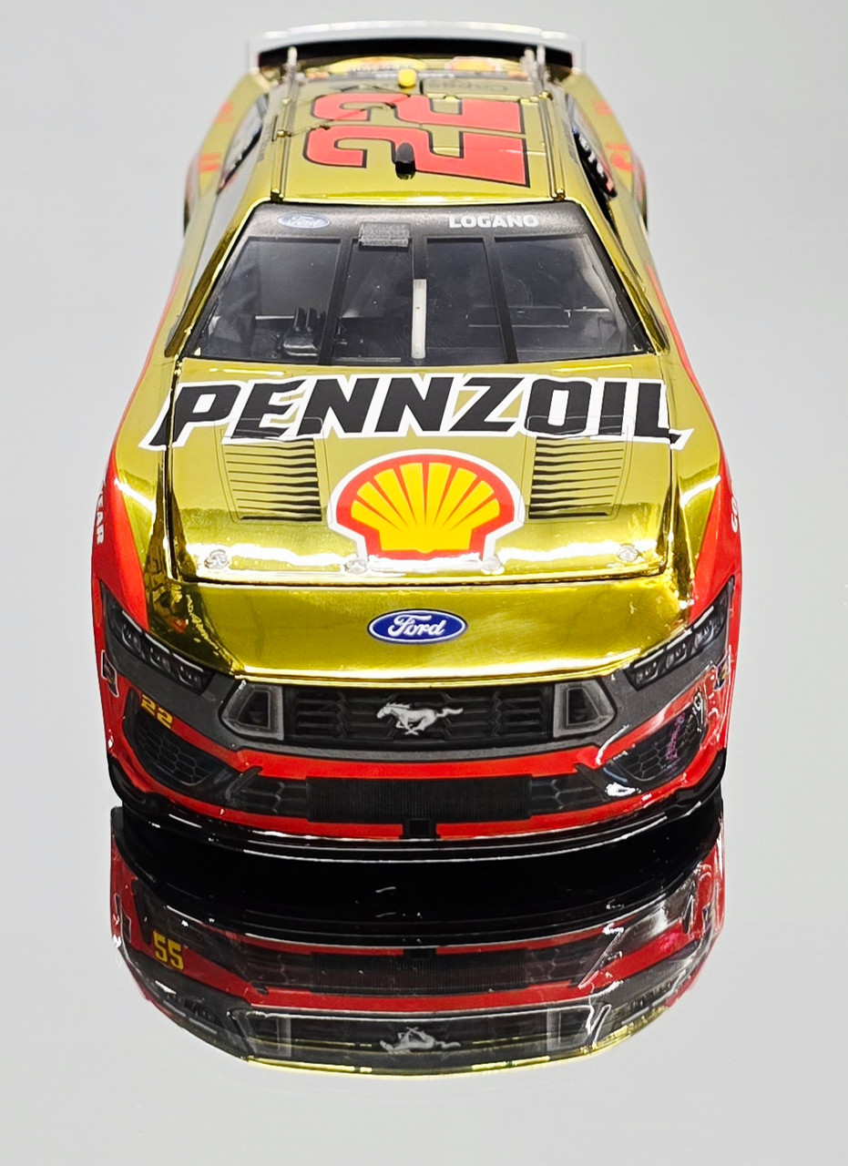 JOEY LOGANO 2025 SHELL PENNZOIL COLOR CHROME 1/24 ARC DIECAST