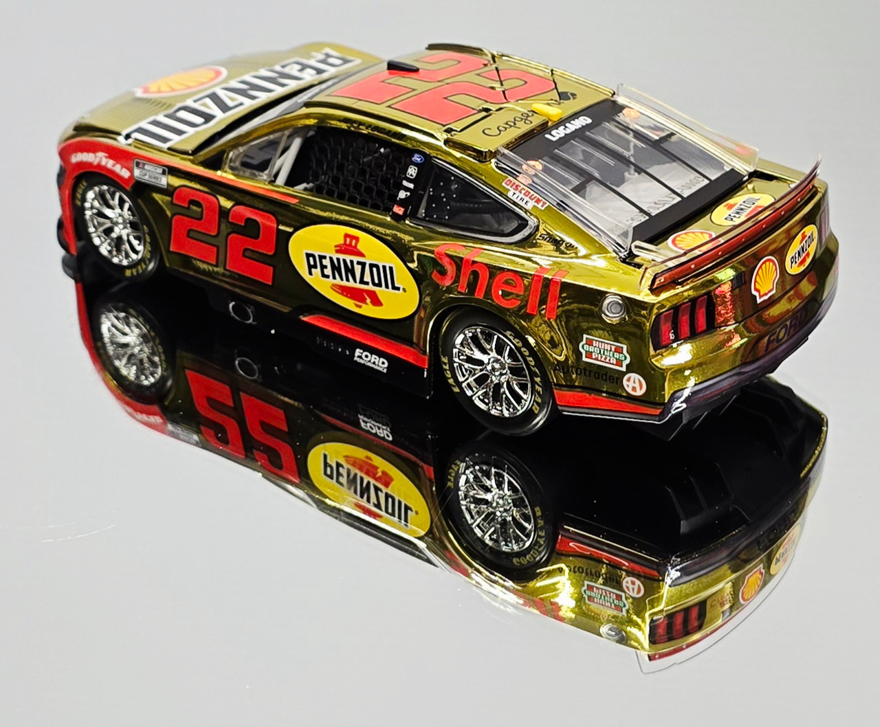 JOEY LOGANO 2025 SHELL PENNZOIL COLOR CHROME 1/24 ARC DIECAST