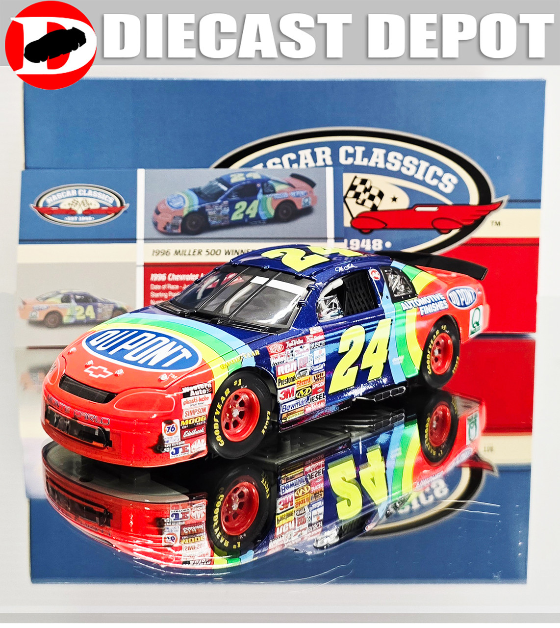JEFF GORDON 1996 DOVER WIN RACED VERSION DUPONT *LIQUID COLOR* 1