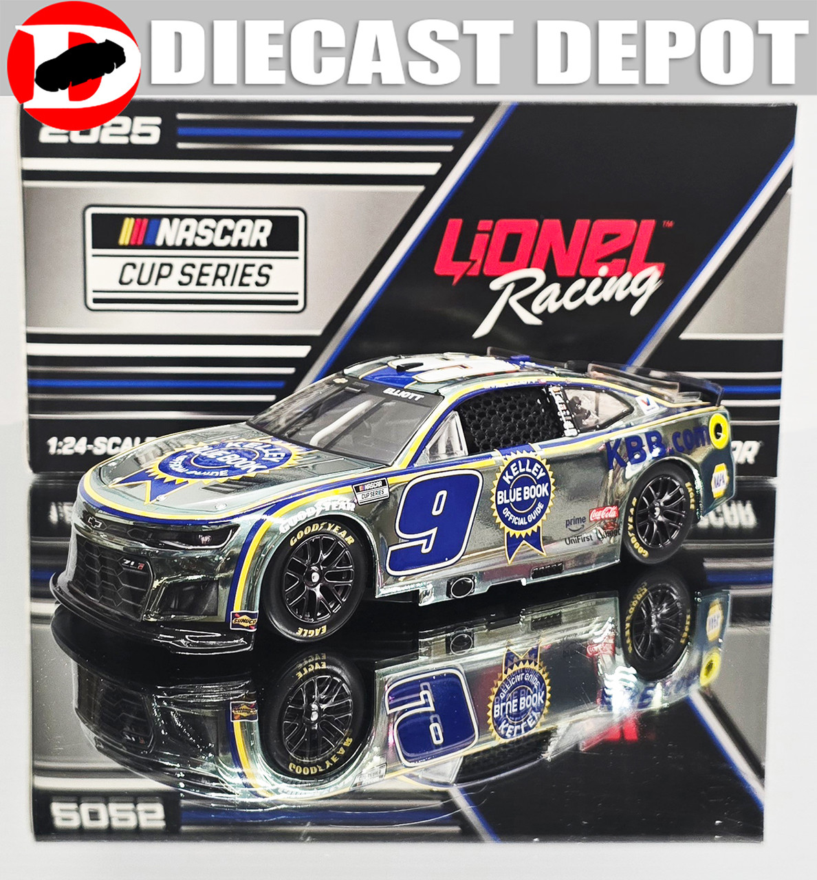 Gray MACH 55W ver.c　24-25 CHASE ELLIOTT 2025 CLASH WIN BOWMAN GRAY RACED VERSION WHITE NAPA