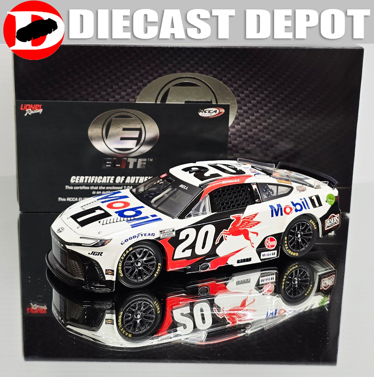 CHRISTOPHER BELL 2025 MOBIL ONE 1/24 ELITE DIECAST