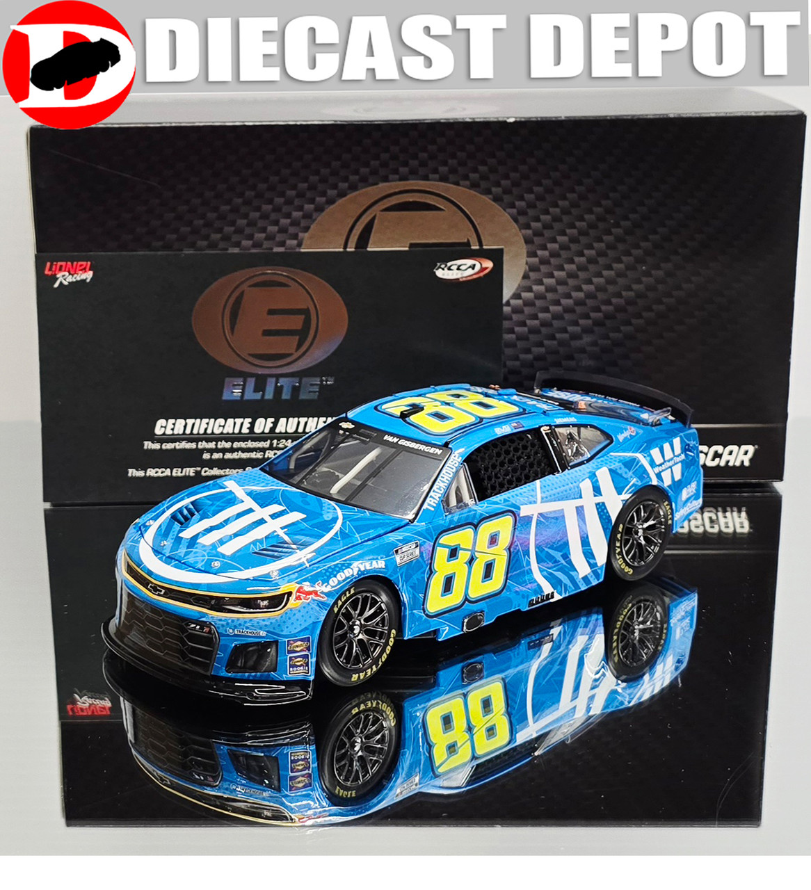SHANE VAN GISBERGEN 2025 TRACKHOUSE 1/24 ELITE DIECAST
