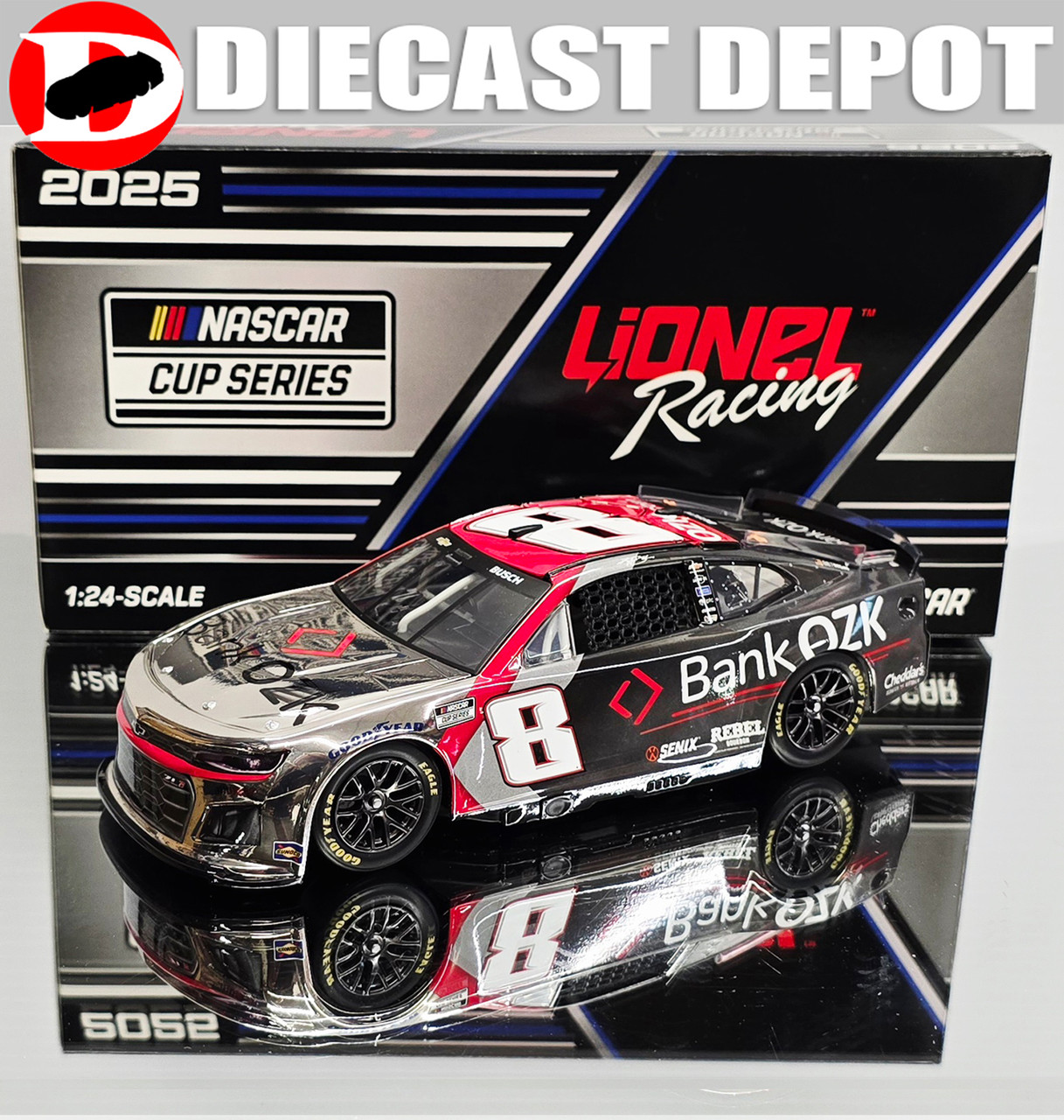 KYLE BUSCH 2025 BANK OZK COLOR CHROME 1/24 ARC DIECAST