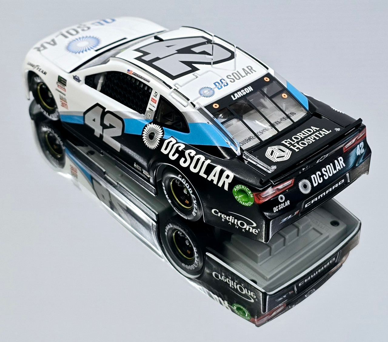 AUTOGRAPHED KYLE LARSON 2018 DARLINGTON DC SOLAR RETRO (DAVEY