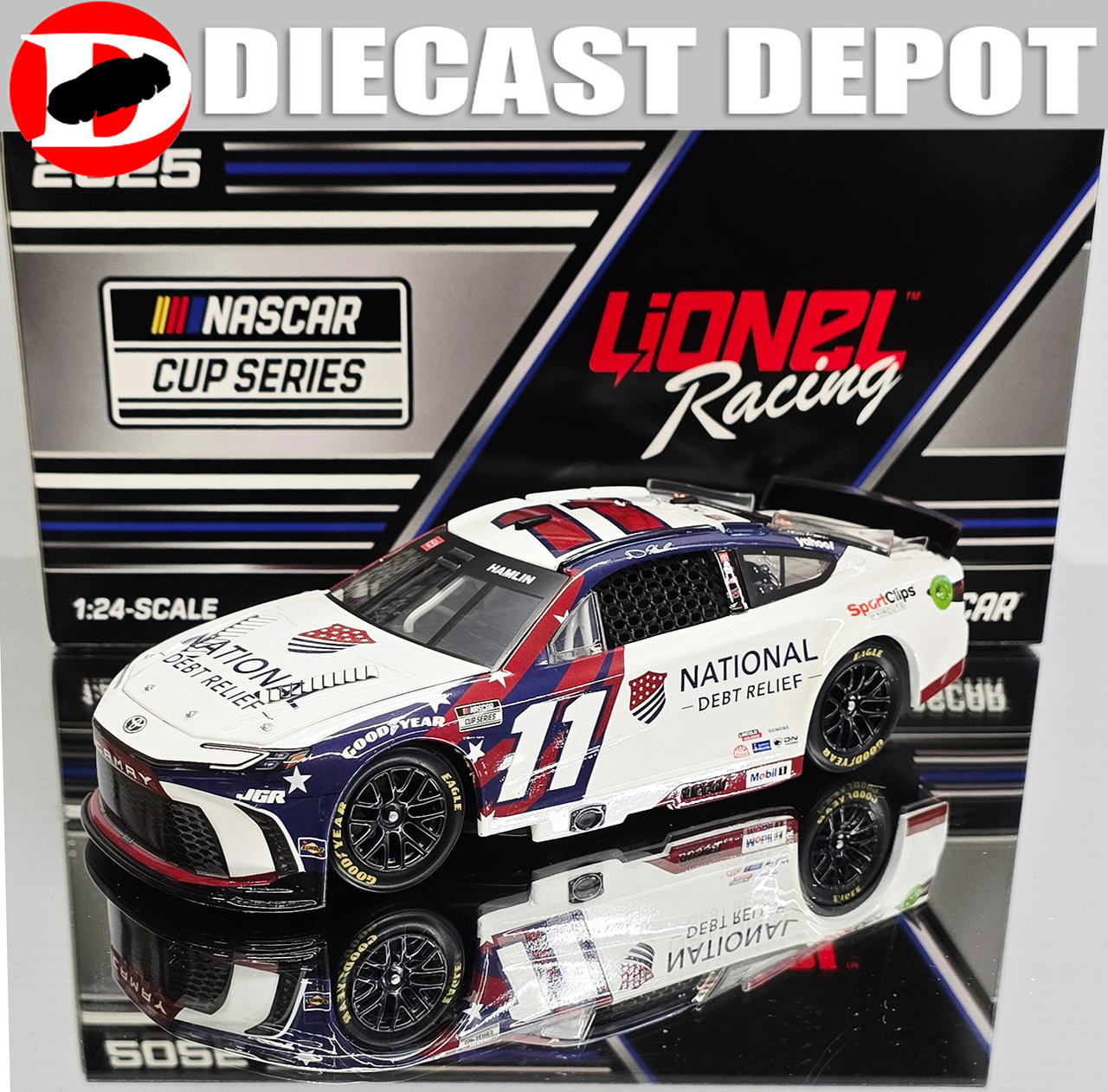 ニ*ム様 ラブカ  halation Anniversary2026 S DENNY HAMLIN 2025 NATIONAL DEBT RELIEF 1/24 ARC DIECAST