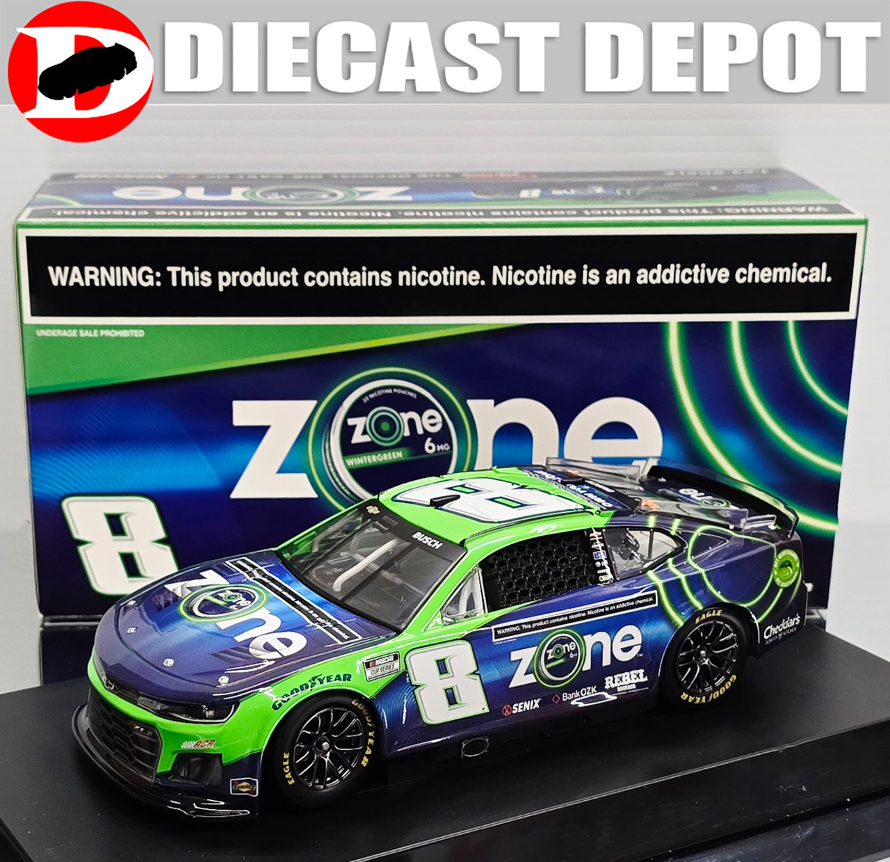 KYLE BUSCH 2025 ZONE 1/24 ARC DIECAST