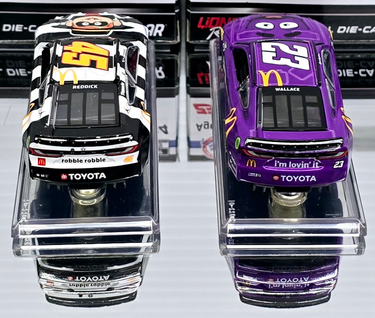 TYLER REDDICK & BUBBA WALLACE 2-CAR COMBO 2024 MCDONALDS