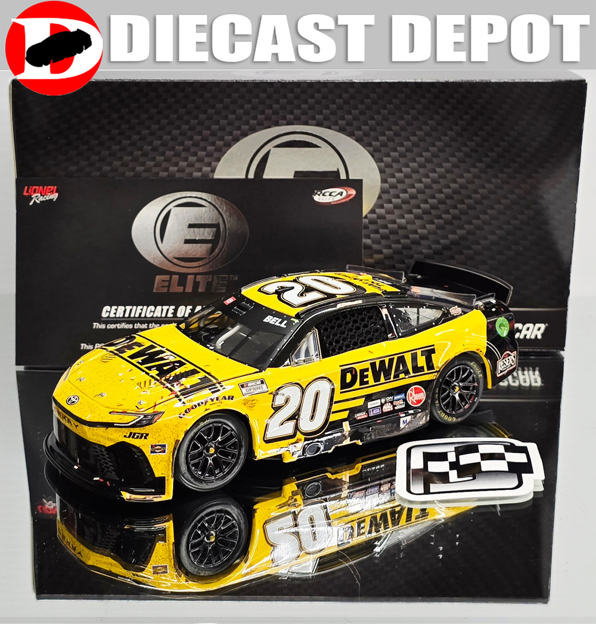 クリスティです！ CHRISTOPHER BELL 2025 ATLANTA RACED VERSION DEWALT 1/24 ELITE DIECAST