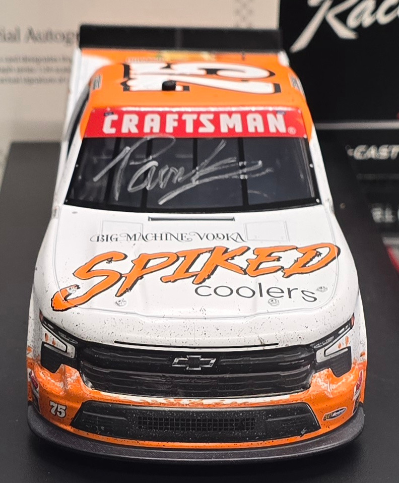 AUTOGRAPHED PARKER KLIGERMAN 2025 DAYTONA WIN RACED VERSION SPIKED