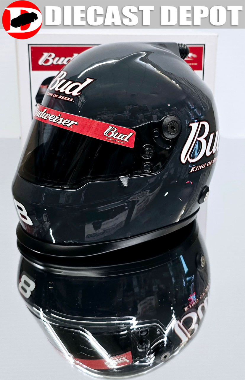 DALE EARNHARDT JR 2024 BUDWEISER LATE MODEL & MINI HELMET COMBO 1