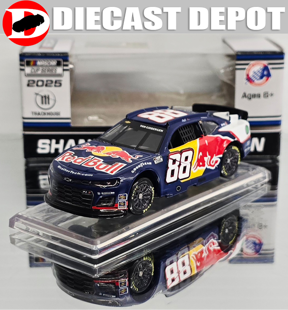SHANE VAN GISBERGEN 2025 RED BULL 1/64 ACTION DIECAST