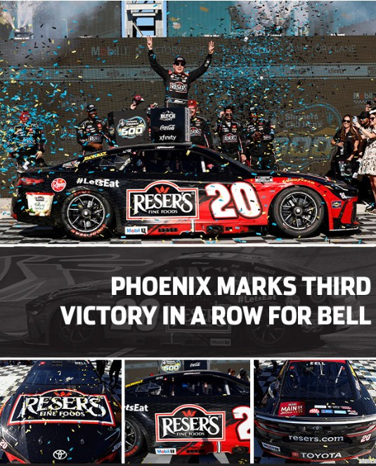 CHRISTOPHER BELL 2025 PHOENIX WIN RACED VERSION RESER'S 1/24 ARC