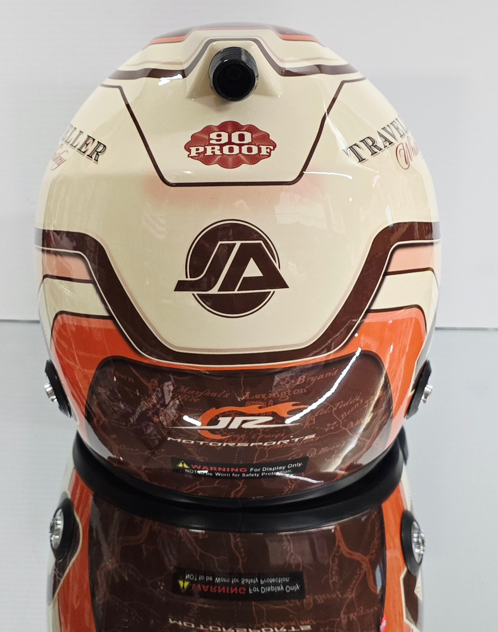 JUSTIN ALLGAIER 2025 TRAVELLER WHISKEY FULL SIZE REPLICA HELMET
