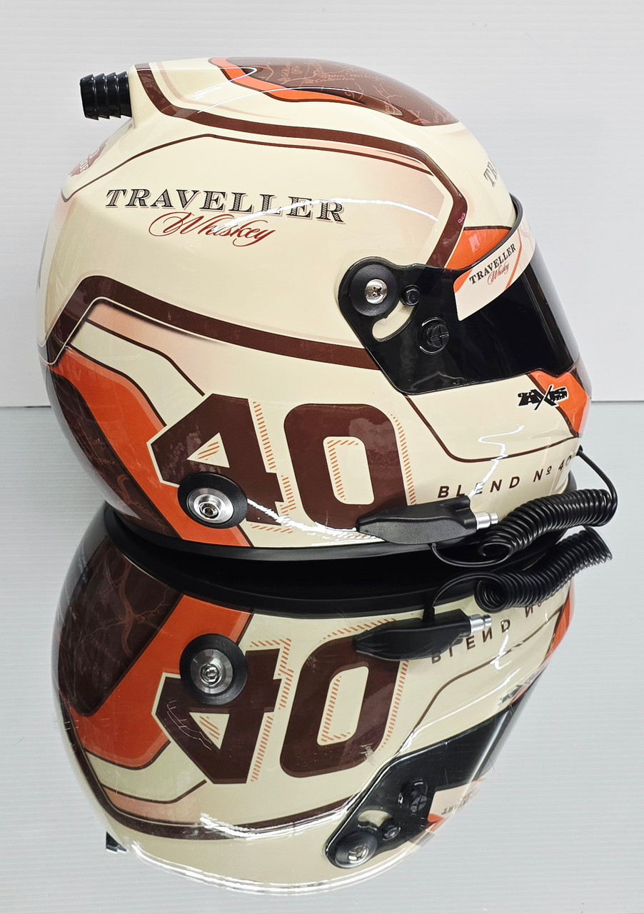 JUSTIN ALLGAIER 2025 TRAVELLER WHISKEY FULL SIZE REPLICA HELMET