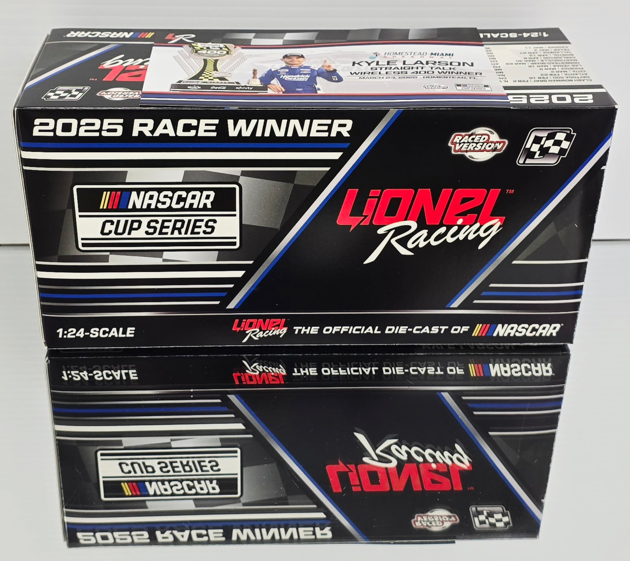 KYLE LARSON 2025 HOMESTEAD WIN RACED VERSION HENDRICKCARS.COM 1/24