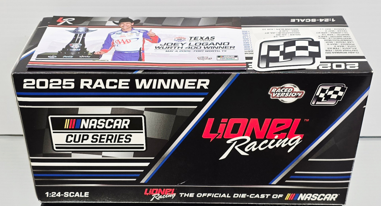 限定品XONEX SPEED KING ダイキャストミニカー シリアルナンバー付 JOEY LOGANO 2025 TEXAS WIN RACED VERSION AAA INSURANCE *COLOR