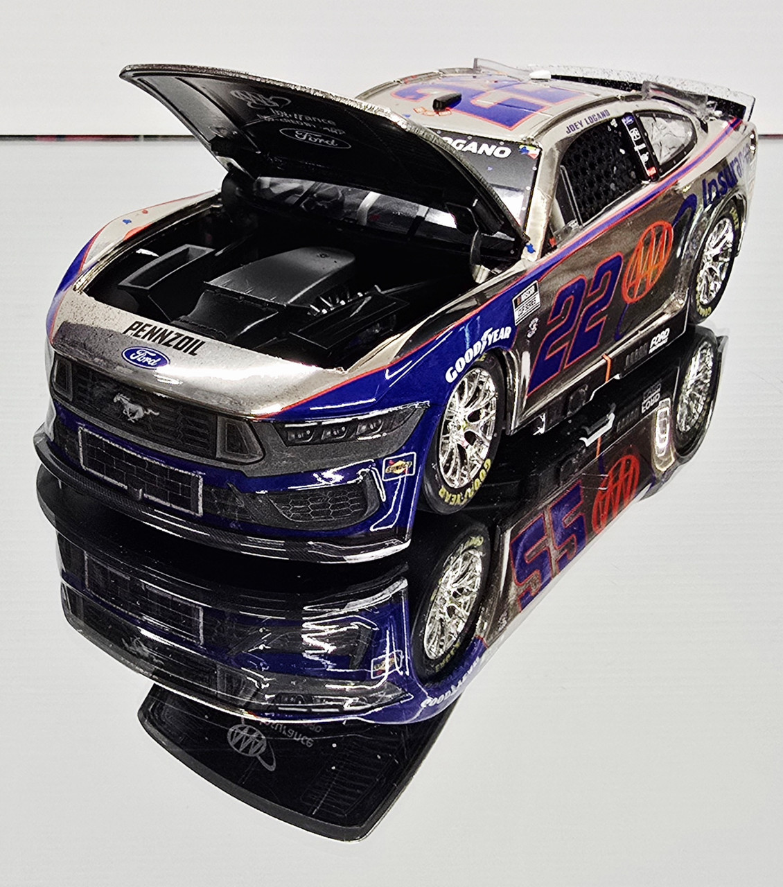 JOEY LOGANO 2025 TEXAS WIN RACED VERSION AAA INSURANCE *COLOR