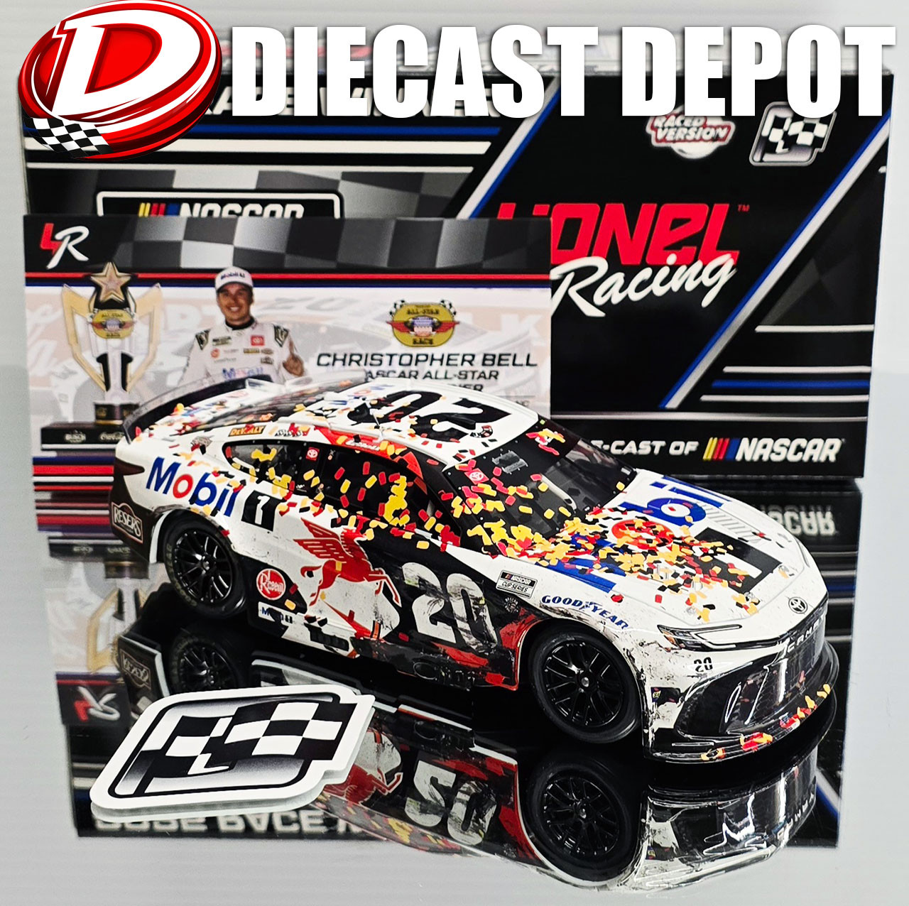 CHRISTOPHER BELL 2025 ALLSTAR WIN RACED VERSION MOBIL ONE 1/24 ARC