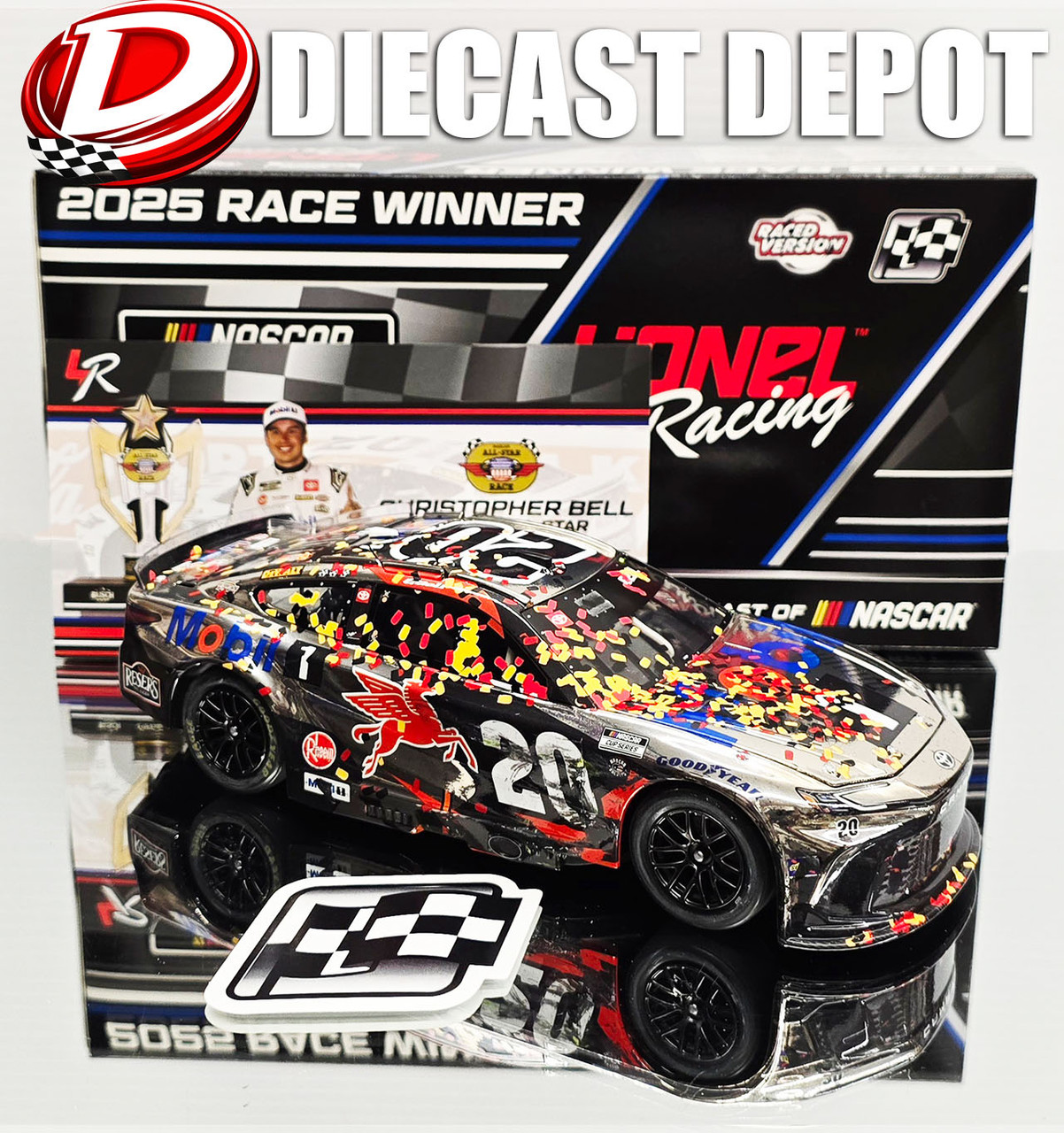 CHRISTOPHER BELL 2025 ALLSTAR WIN RACED VERSION MOBIL ONE *COLOR
