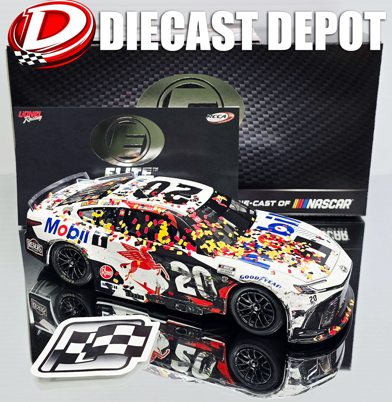 CHRISTOPHER BELL 2025 ALLSTAR WIN RACED VERSION MOBIL ONE 1/24