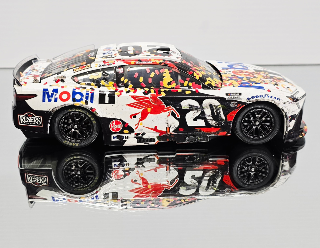 CHRISTOPHER BELL 2025 ALLSTAR WIN RACED VERSION MOBIL ONE 1/24