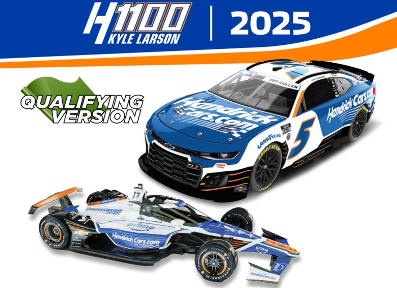ナスカー インディ 1/64 カイル ラーソン H1100 セット KYLE LARSON 2025 H1100 QUALIFYING EDITION 2-CAR SET CUP AND