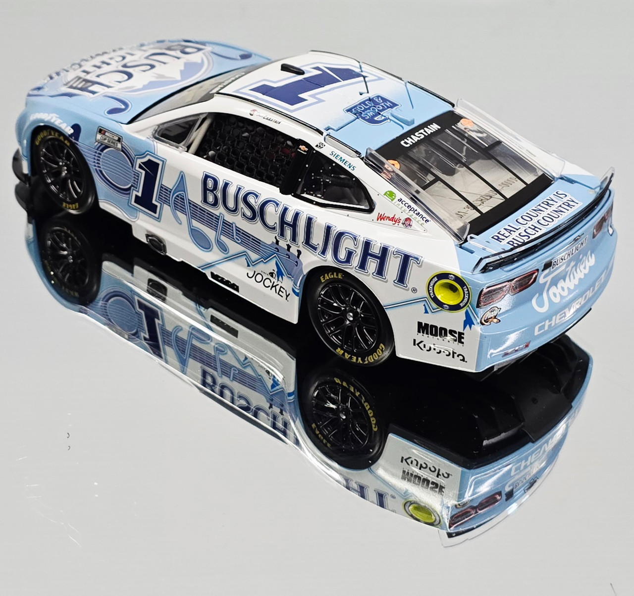 AUTOGRAPHED ROSS CHASTAIN 2025 BUSCH LIGHT COUNTRY 1/24 ARC DIECAST
