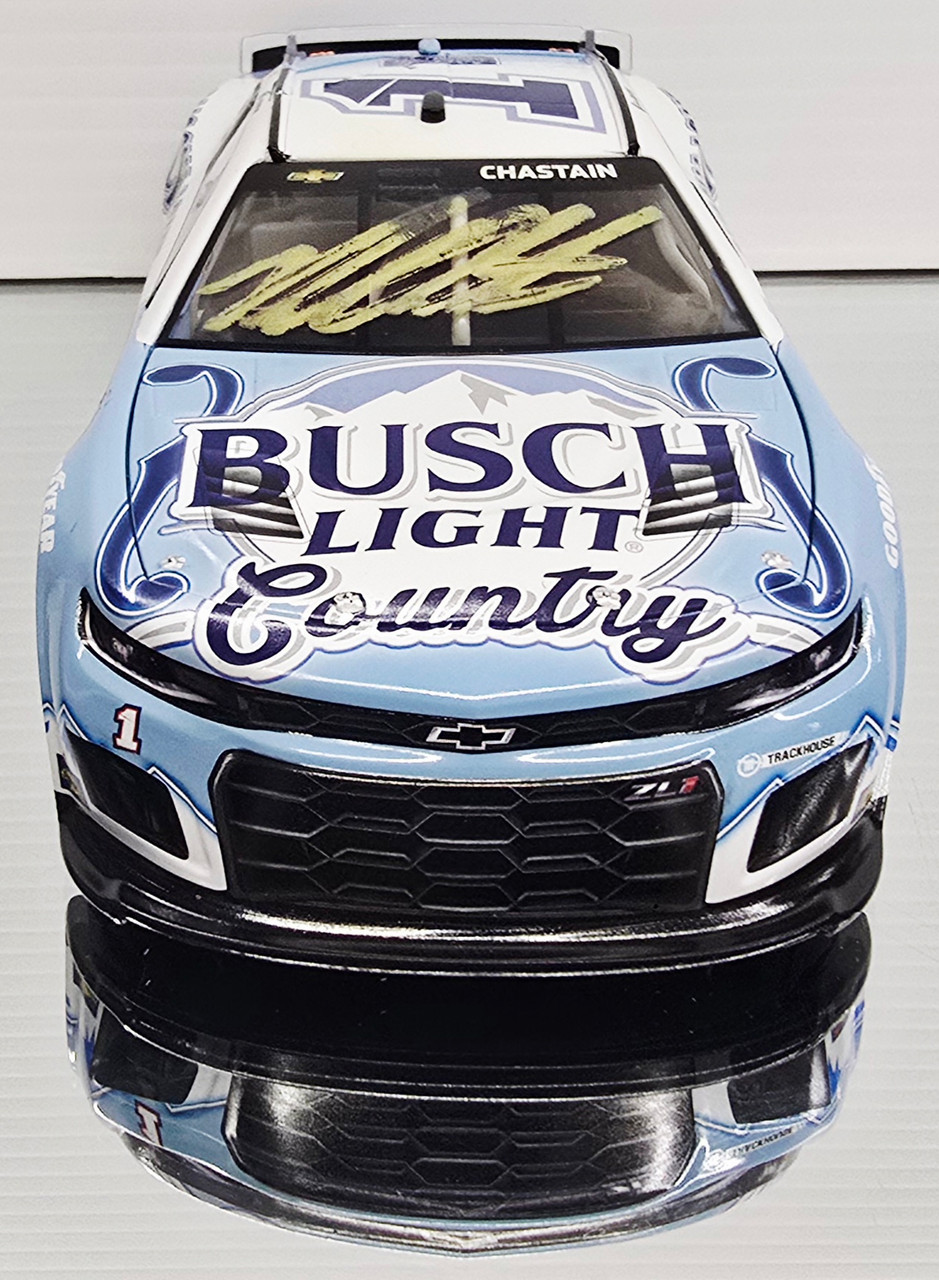 AUTOGRAPHED ROSS CHASTAIN 2025 BUSCH LIGHT COUNTRY 1/24 ARC DIECAST