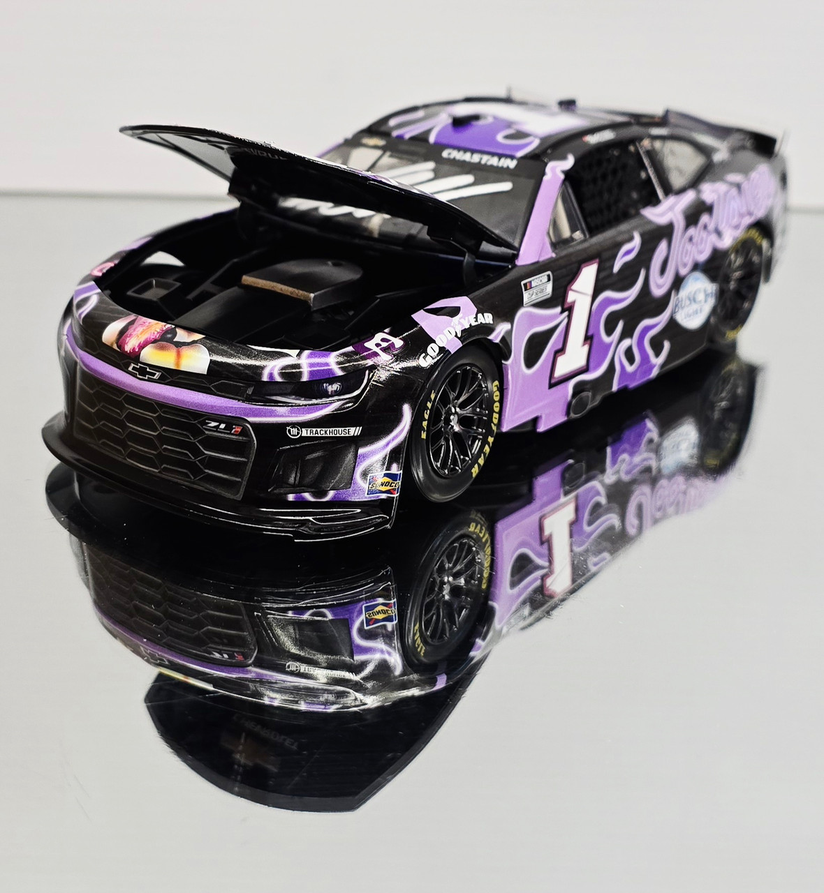 AUTOGRAPHED ROSS CHASTAIN 2025 TOOTSIE'S ORCHID LOUNGE 1/24 ARC