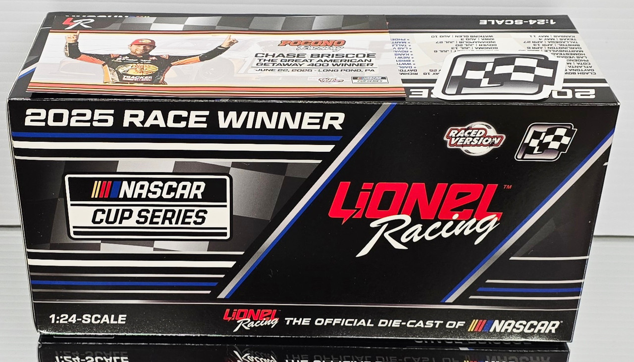 CHASE BRISCOE 2025 POCONO WIN BASS PRO SHOPS RACED VERSION 1/24