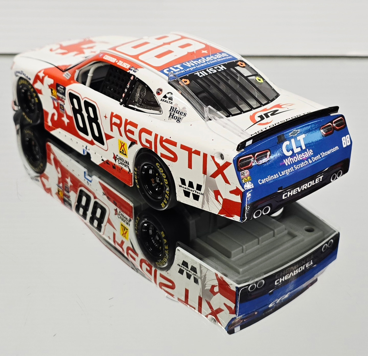 CONNOR ZILISCH 2025 POCONO WIN REGISTIX RACED VERSION 1/24 ARC DIECAST