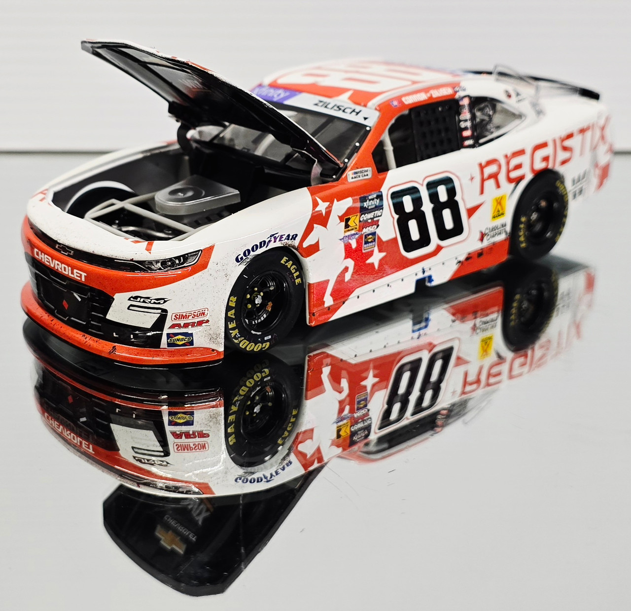 CONNOR ZILISCH 2025 POCONO WIN REGISTIX RACED VERSION 1/24 ARC DIECAST