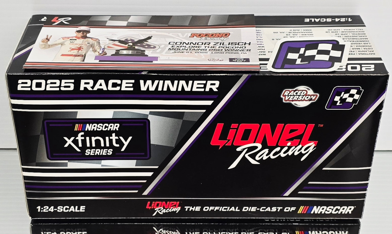CONNOR ZILISCH 2025 POCONO WIN REGISTIX RACED VERSION *COLOR