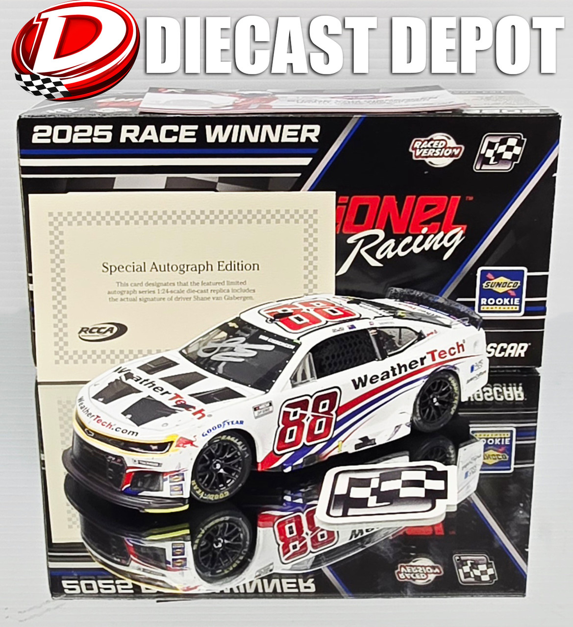 SHANE VAN GISBERGEN 2025 CHICAGO STREET COURSE WIN RACED VERSION
