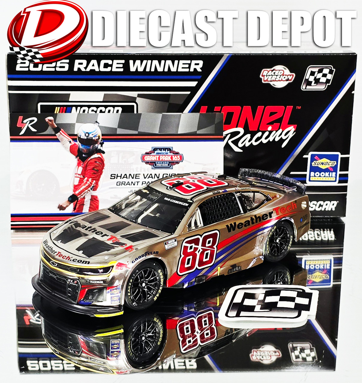 R.GLART CC バーヴァンシー wf2025 冬 ガレージキット SHANE VAN GISBERGEN 2025 CHICAGO STREET COURSE WIN RACED VERSION