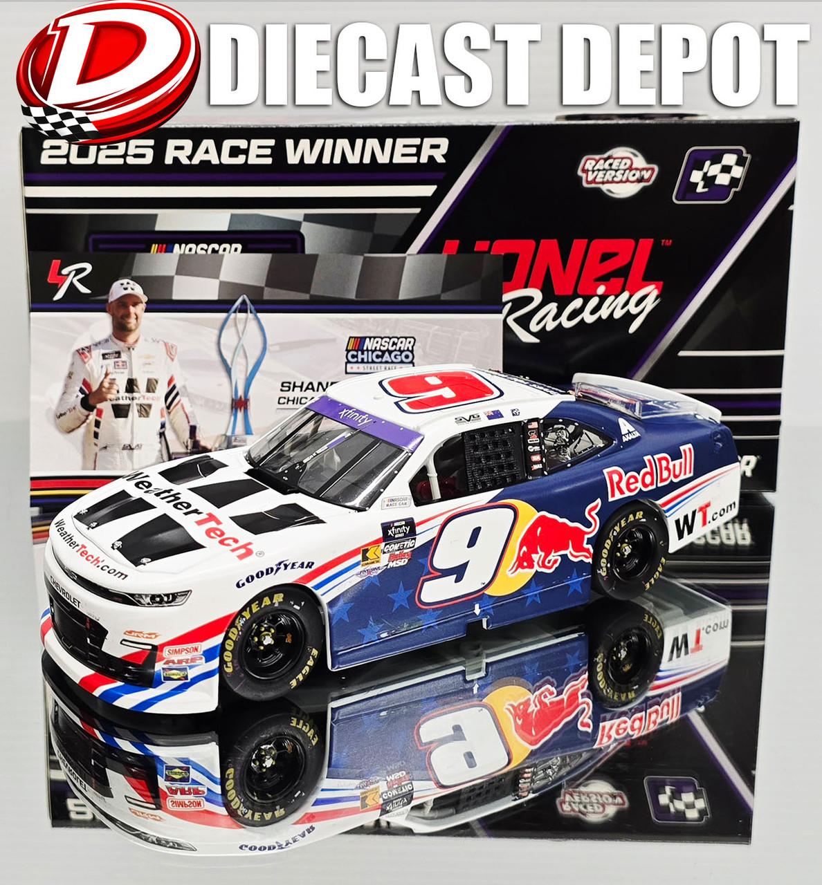 SHANE VAN GISBERGEN 2025 CHICAGO STREET COURSE XFINITY SERIES WIN