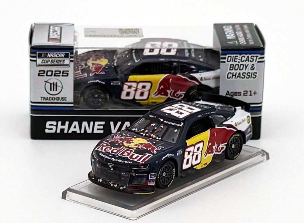 SHANE VAN GISBERGEN 2025 SONOMA WIN RACED VERSION RED BULL 1/64