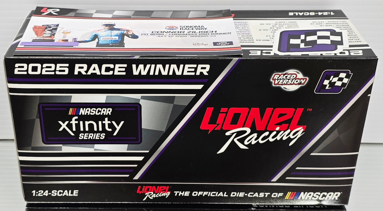 CONNOR ZILISCH 2025 SONOMA WIN RACED VERSION ROTO ROOTER 1/24 ARC