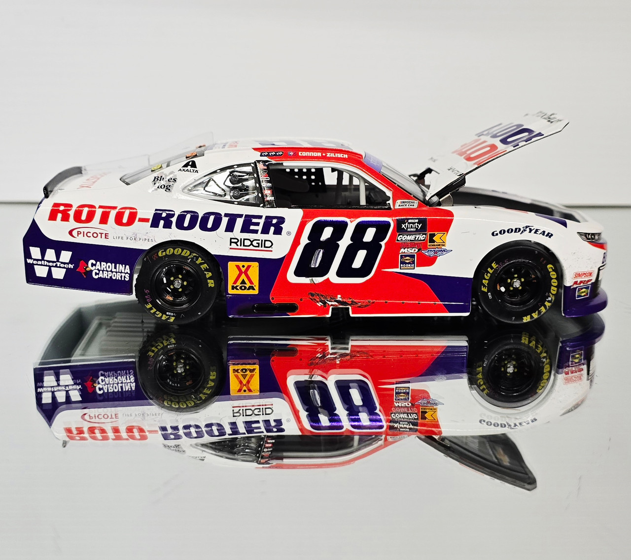 CONNOR ZILISCH 2025 SONOMA WIN RACED VERSION ROTO ROOTER 1/24 ARC