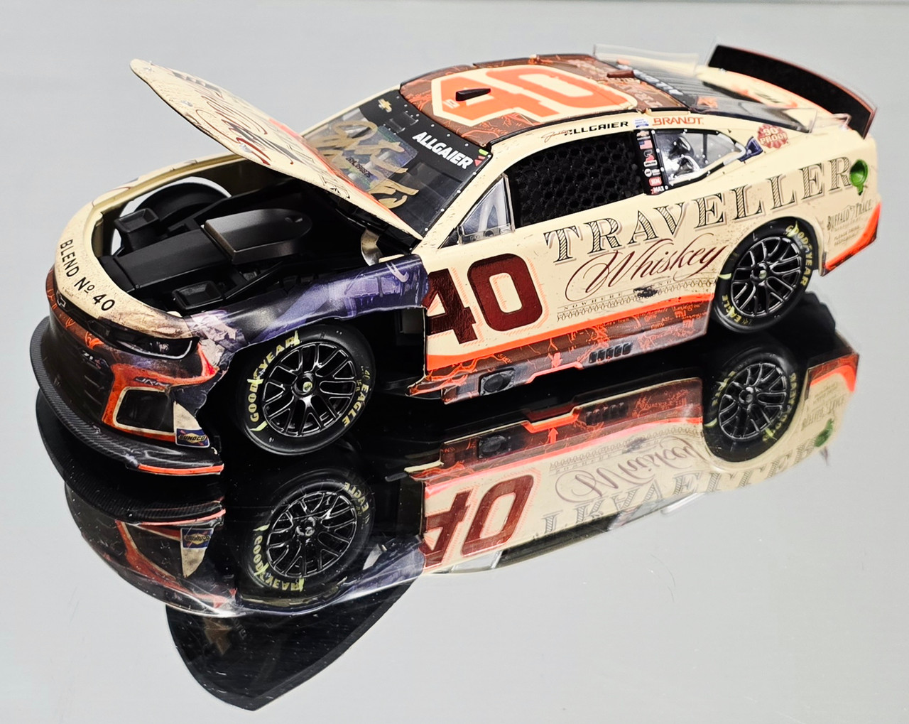 JUSTIN ALLGAIER 2025 TRAVELLER WHISKEY RECED VERSION 1/24 ARC