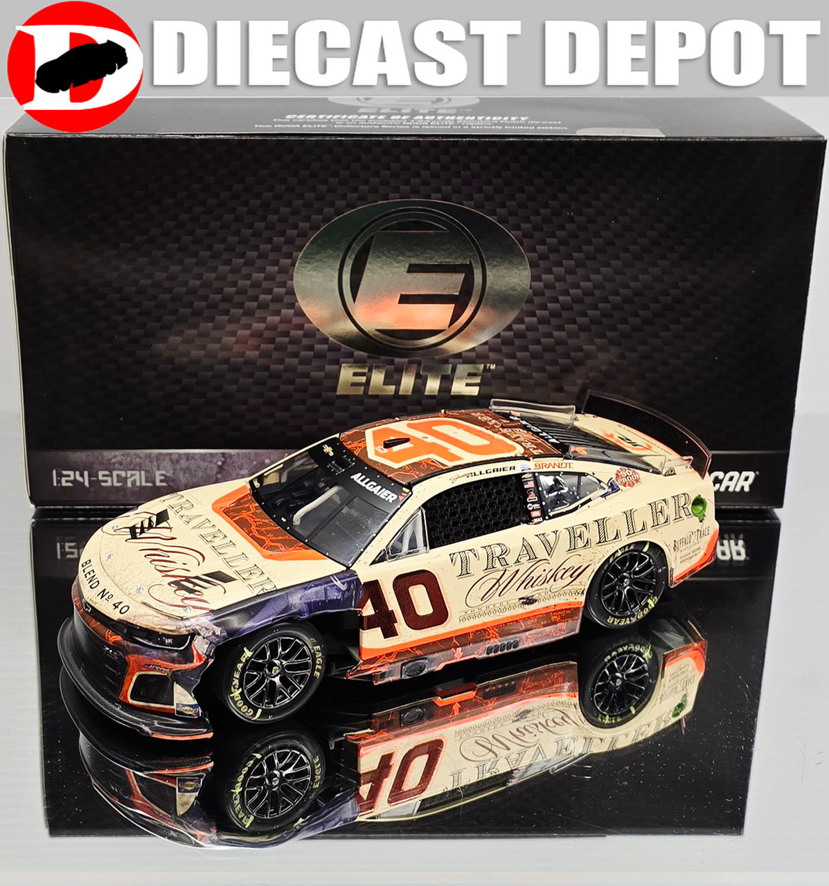 JUSTIN ALLGAIER 2025 TRAVELLER WHISKEY RACED VERSION 1/24 ELITE