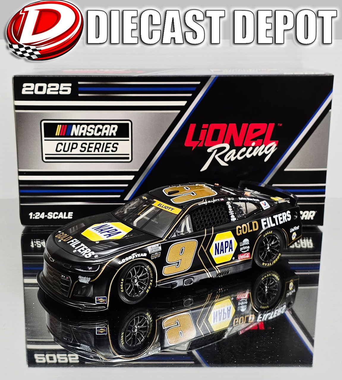 CHASE ELLIOTT 2025 NAPA GOLD FILTERS 1/24 ARC DIECAST