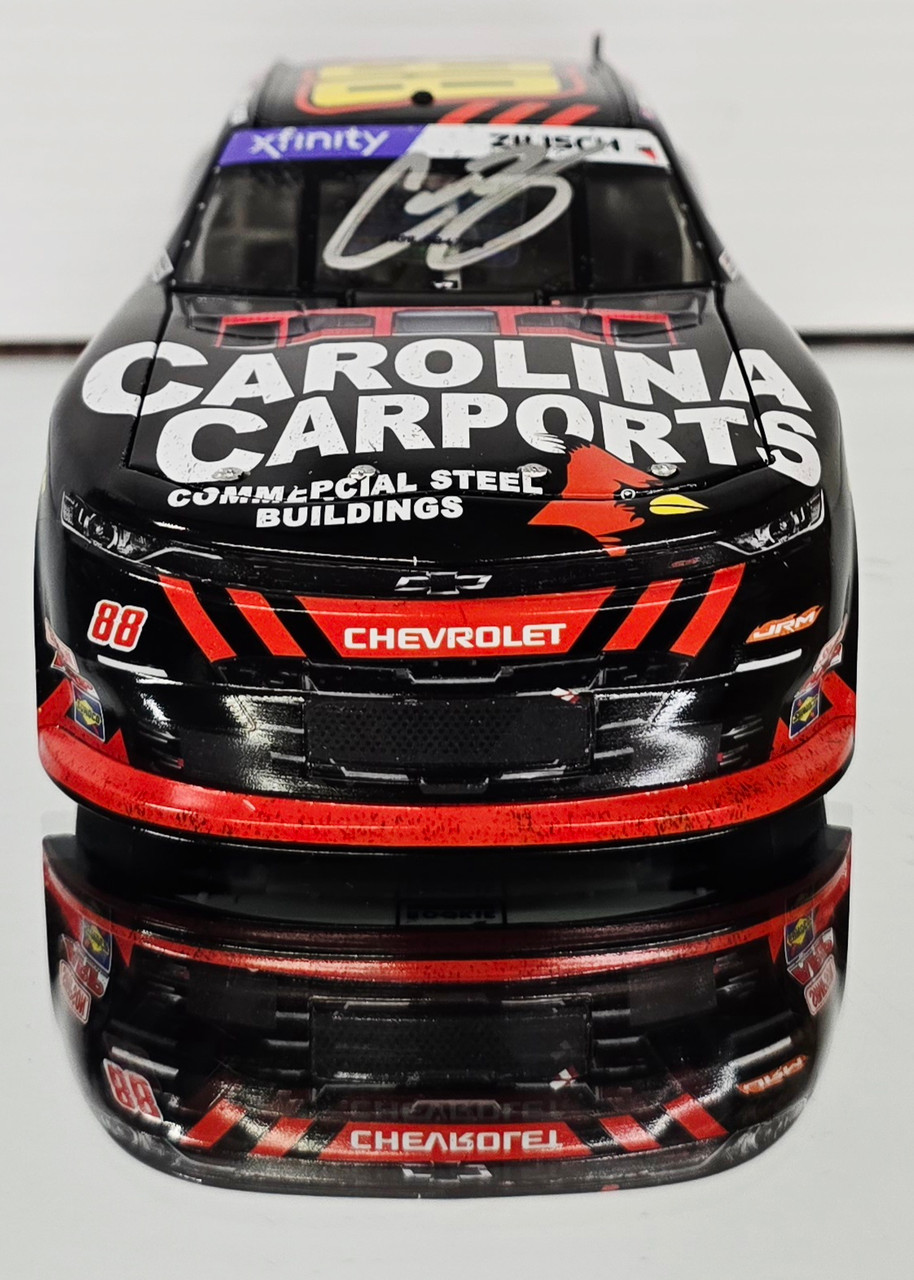 CONNOR ZILISCH 2025 DOVER WIN RACED VERSION CAROLINA CARPORTS 1/24
